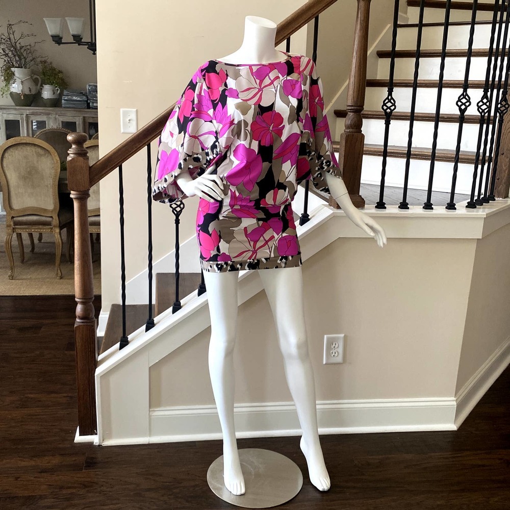 NWT Trina Turk Lynx Swim Tunic, X-Small, DD0495 - Picture 2 of 12